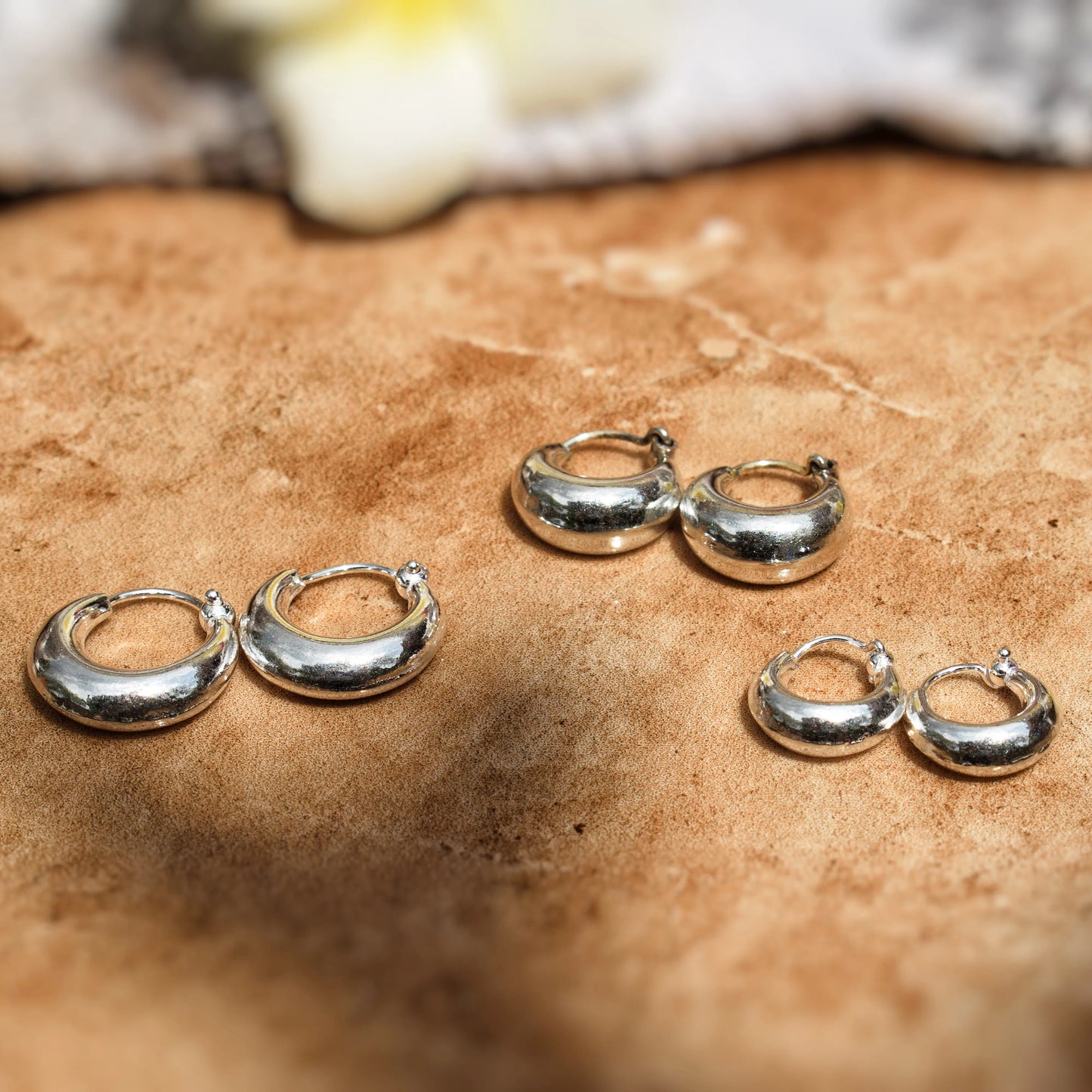 Bell Hoops earrings