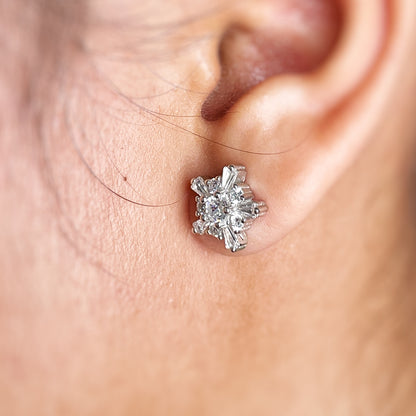 Zircon Star Stud Earring