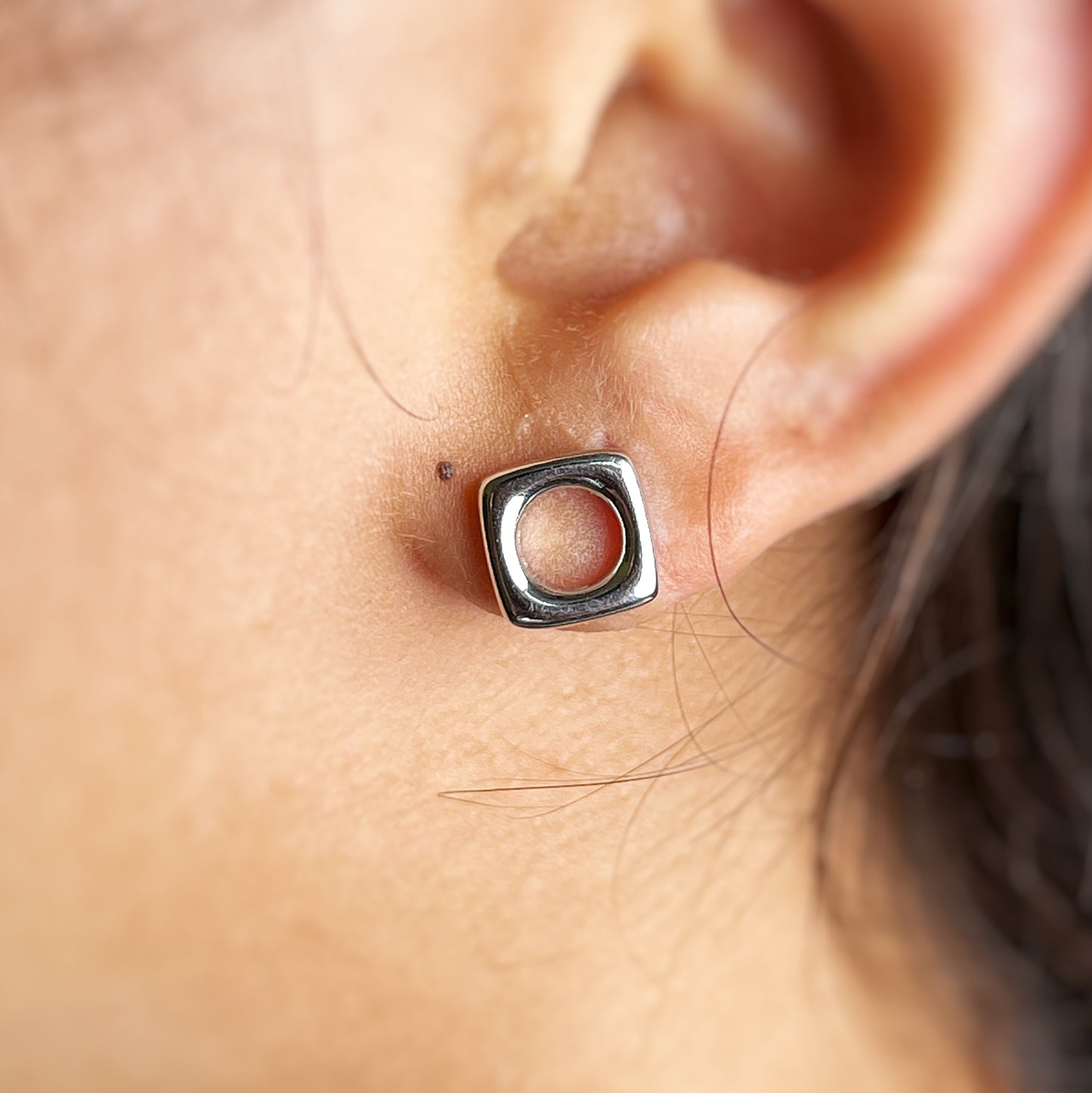 Adorable Square Mini Hoops