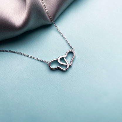 Dual Hearts Love Necklace