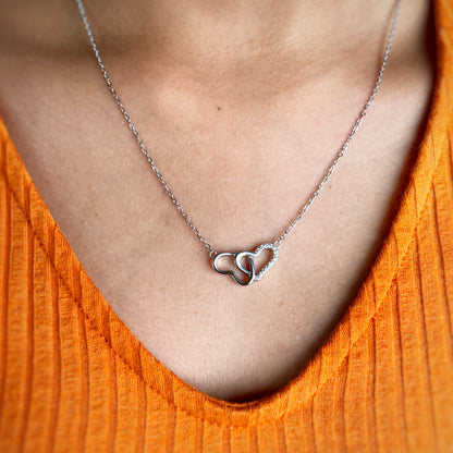 Dual Hearts Love Necklace