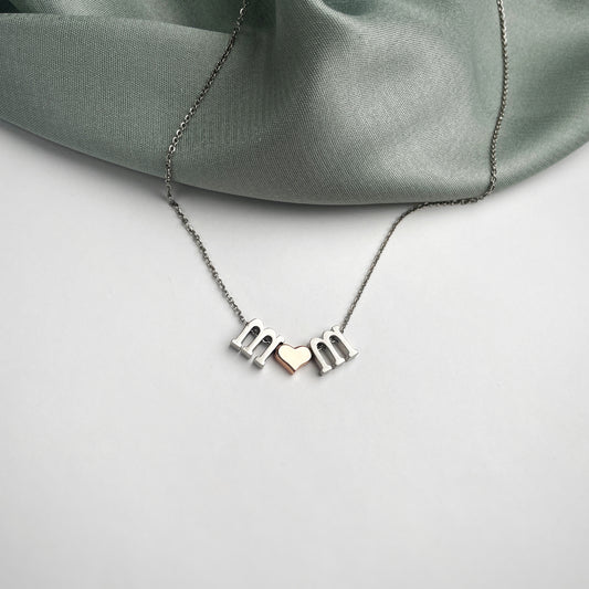 MOM Silver Necklace