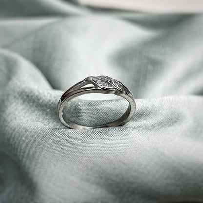 Timeless Twirl Silver Ring