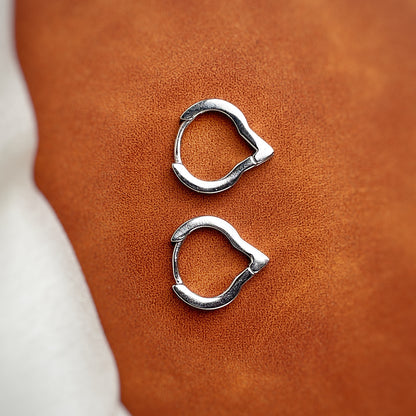 Classic Silver Hoop Earrings