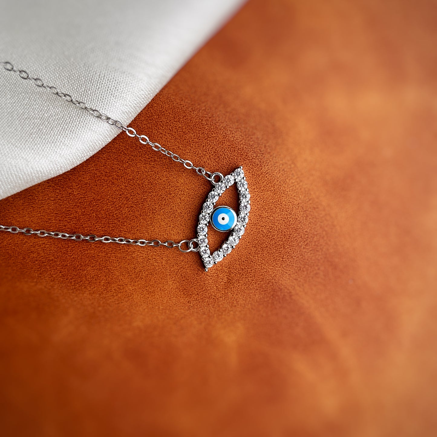 EVIL EYE Silver Necklace