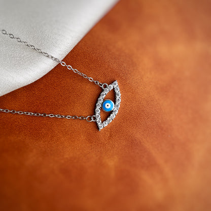 EVIL EYE Silver Necklace