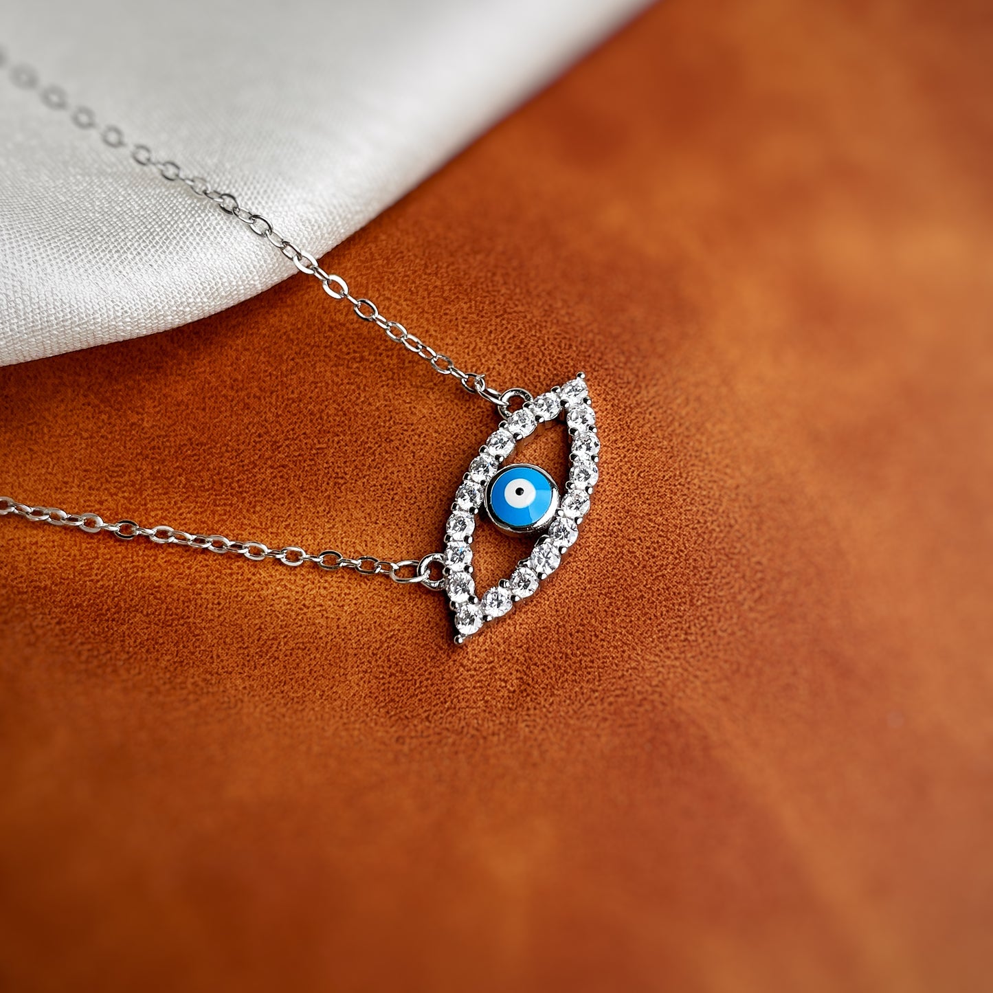 EVIL EYE Silver Necklace