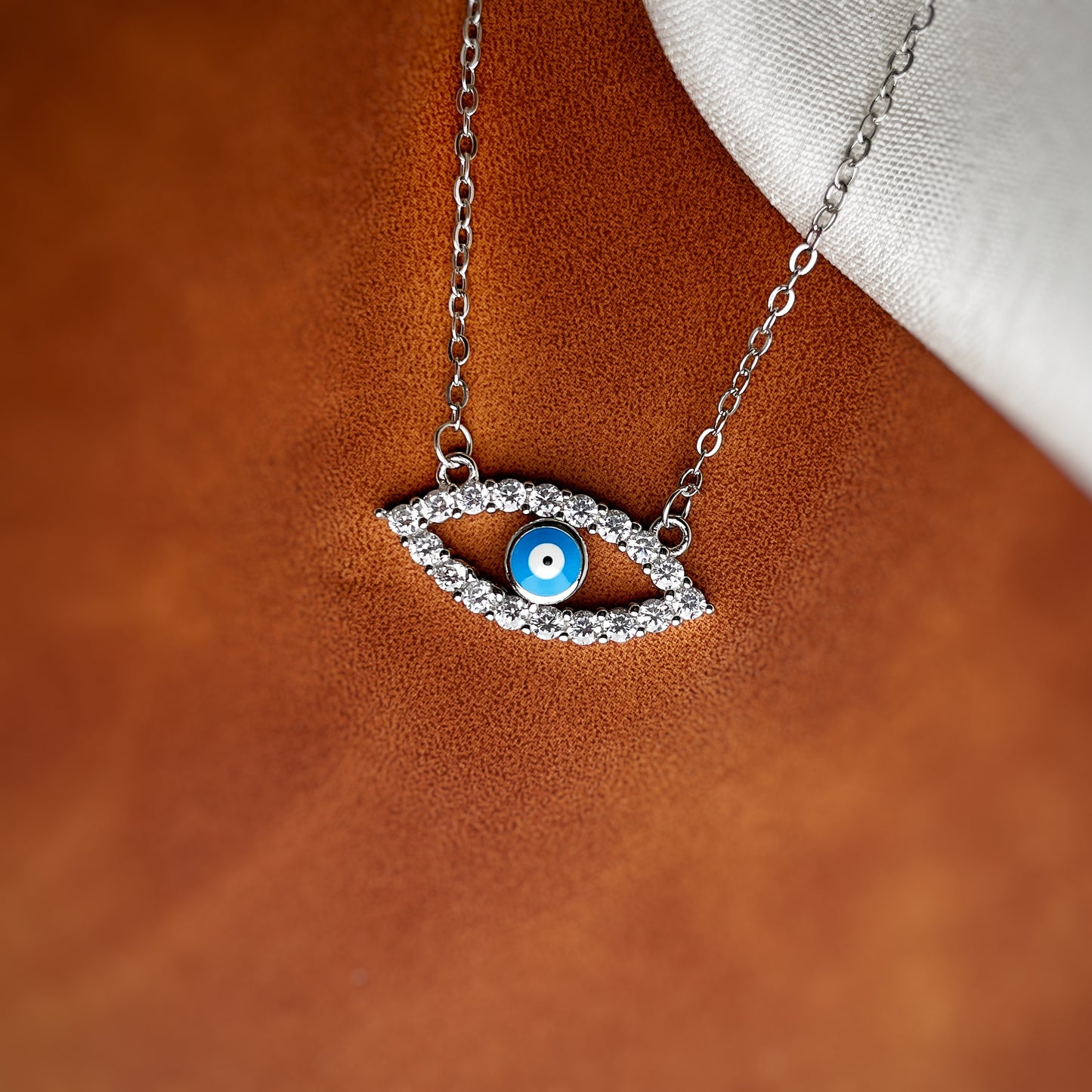 EVIL EYE Silver Necklace