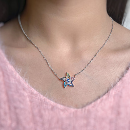 EVIL EYE Star Necklace