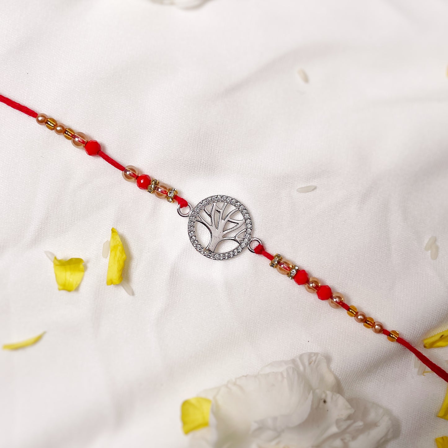 Silver Tree Rakhi