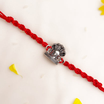 Silver Lord Shiva Rakhi