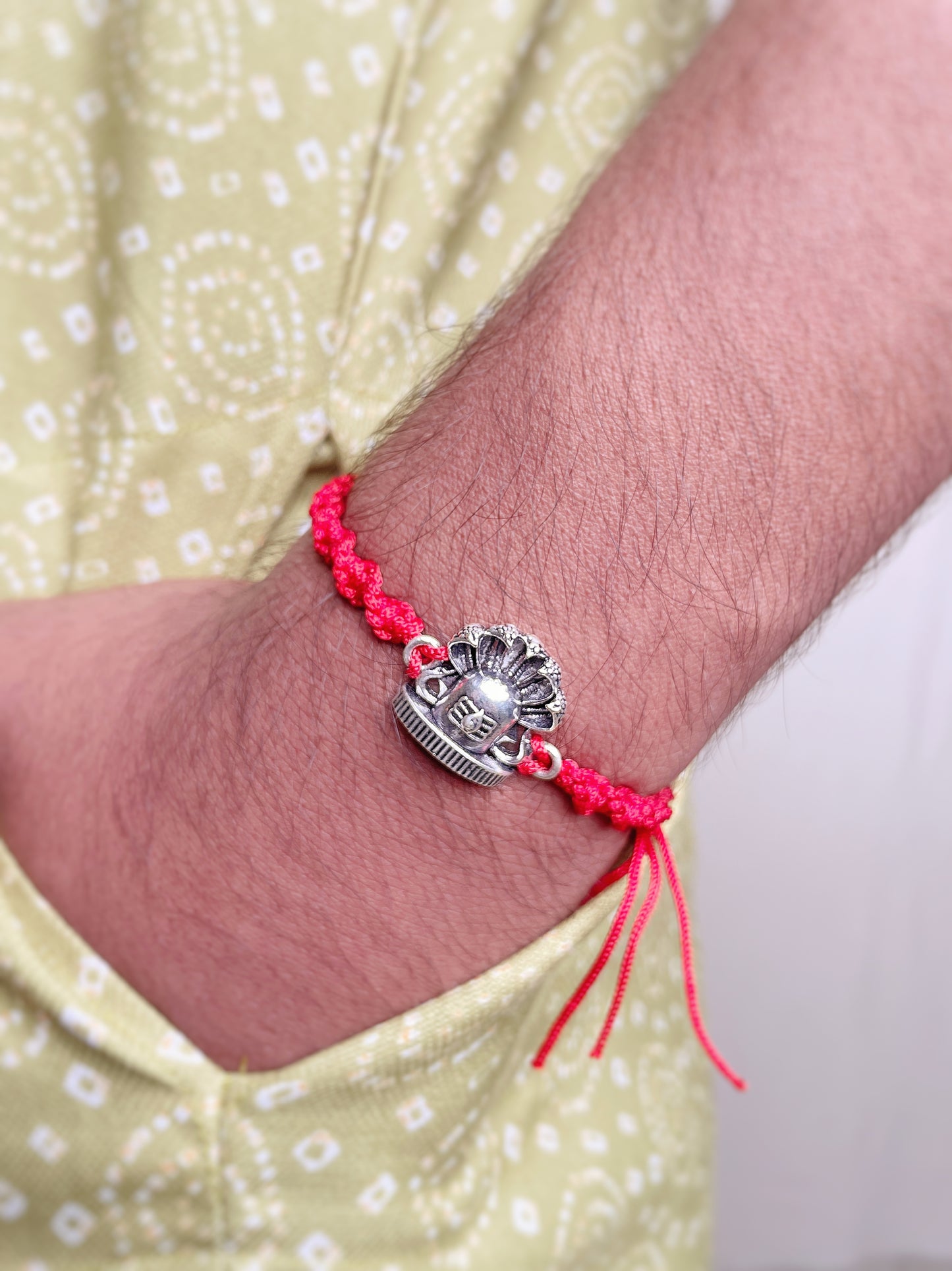 Silver Lord Shiva Rakhi