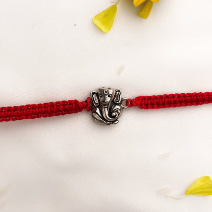 Oxidized Lord Ganesha Rakhi