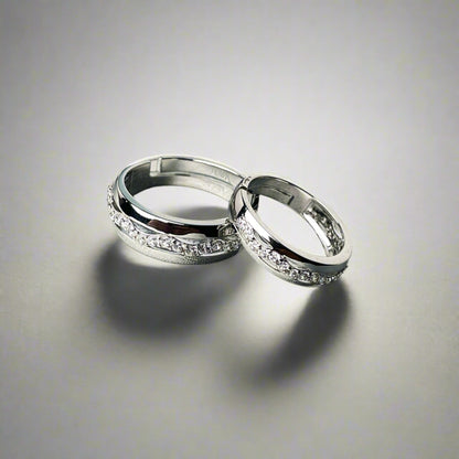 Soulmates' Solitaires Couple Rings