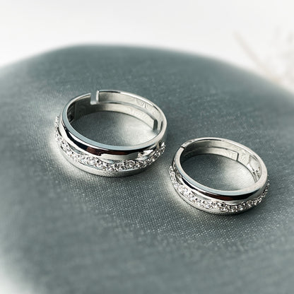 Soulmates' Solitaires Couple Rings