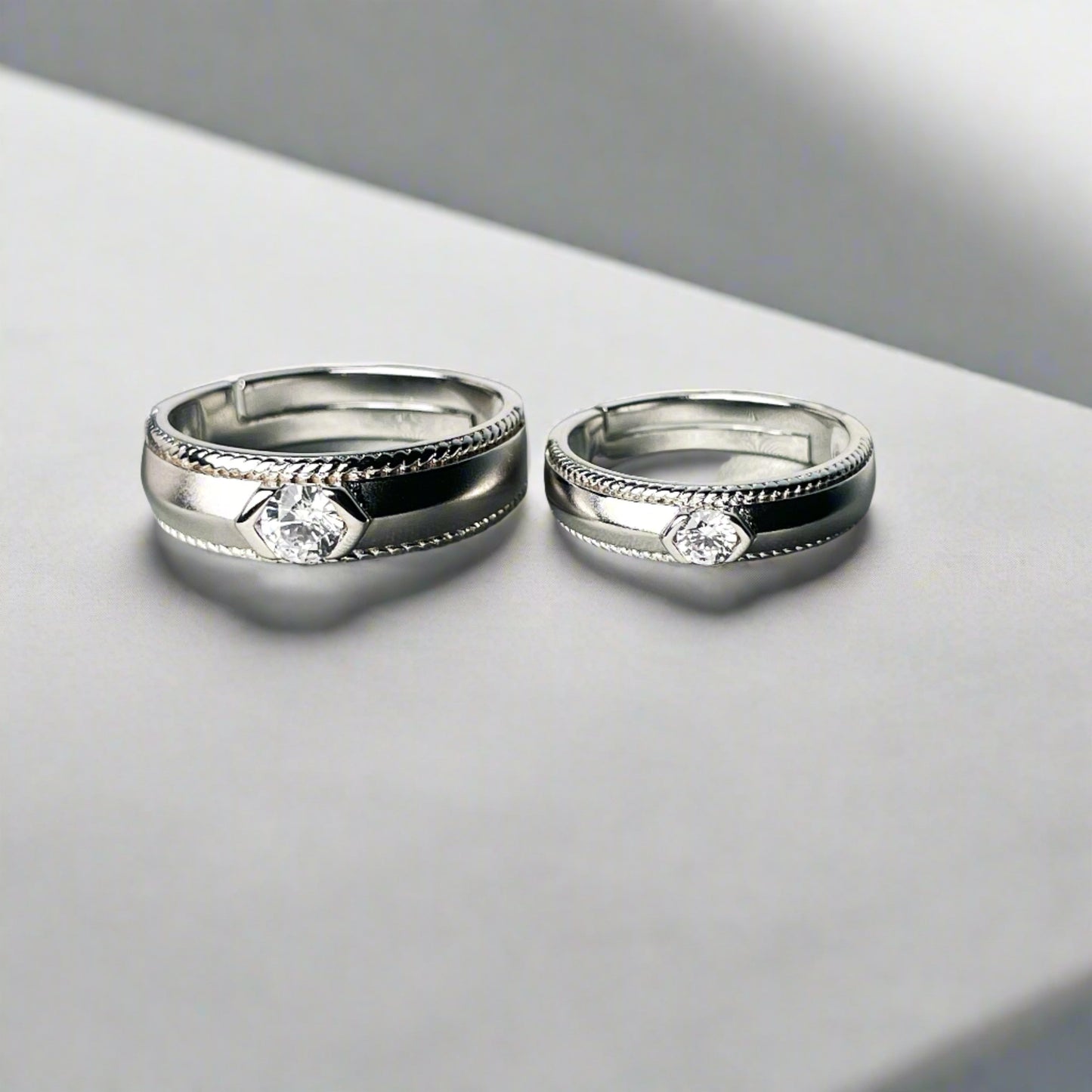 Unity Bands Couple Rings