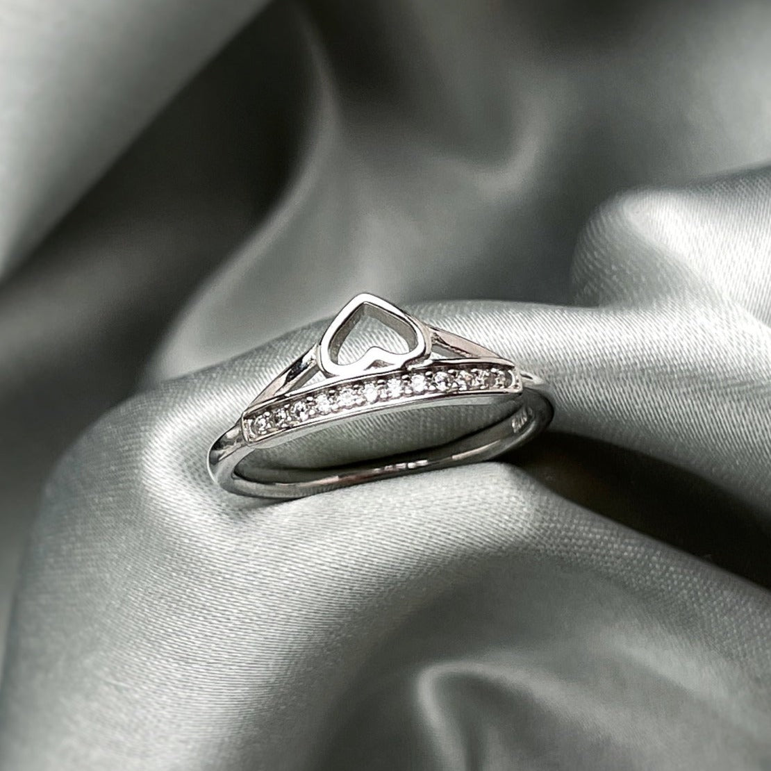 Silver Dazzling Princess Diaries Ring