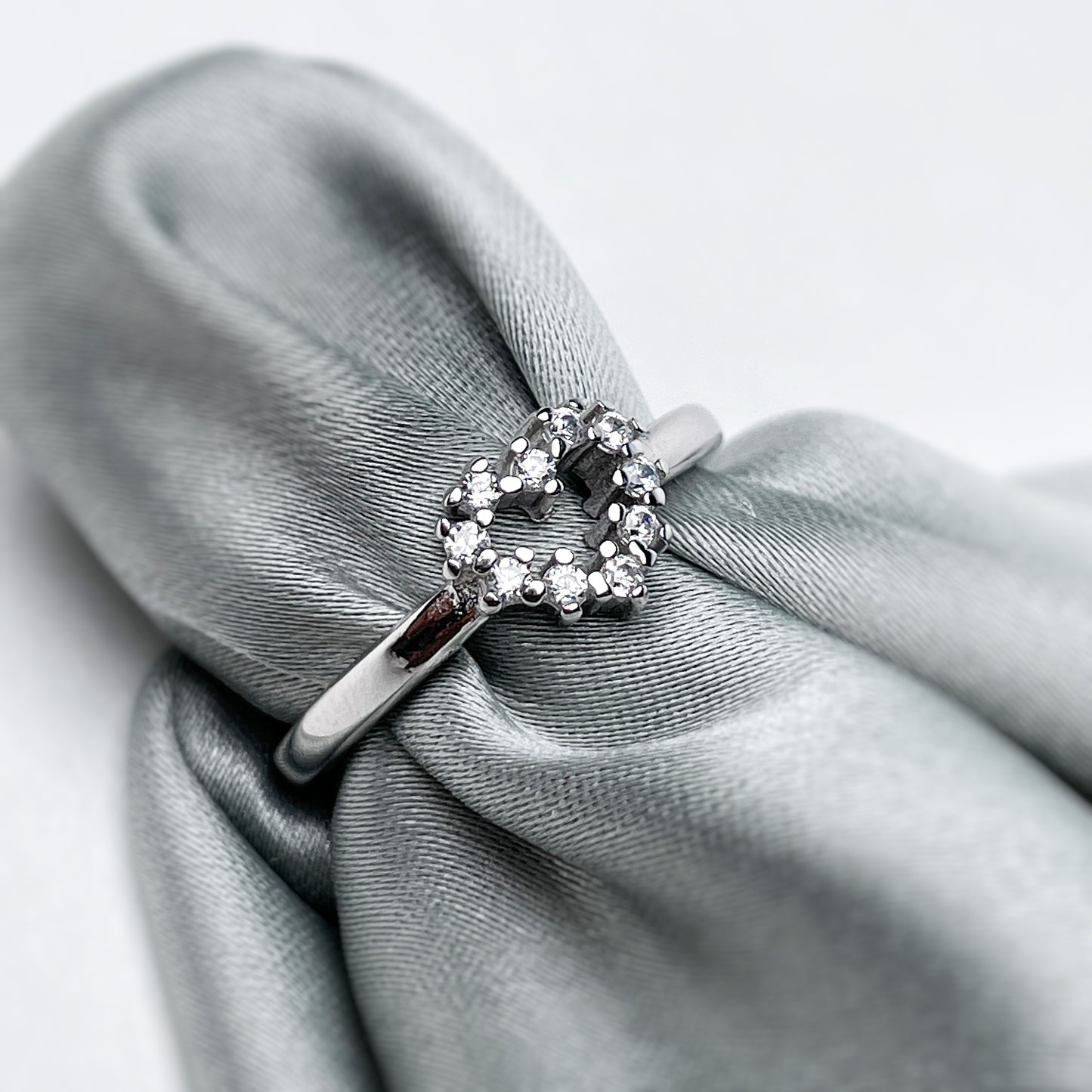 Argent Halo Ring