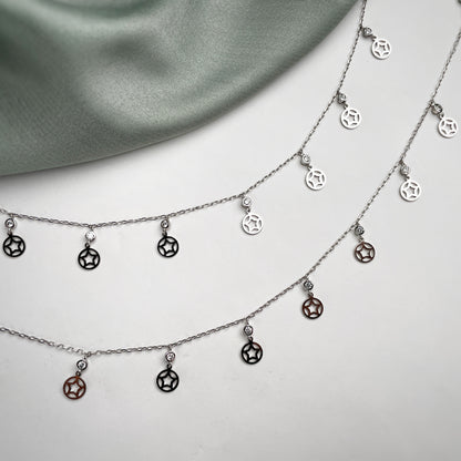 Dainty Zircon Drop Anklet