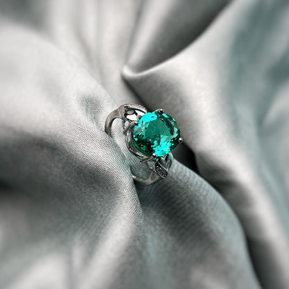 Elemental Green Zircon Ring