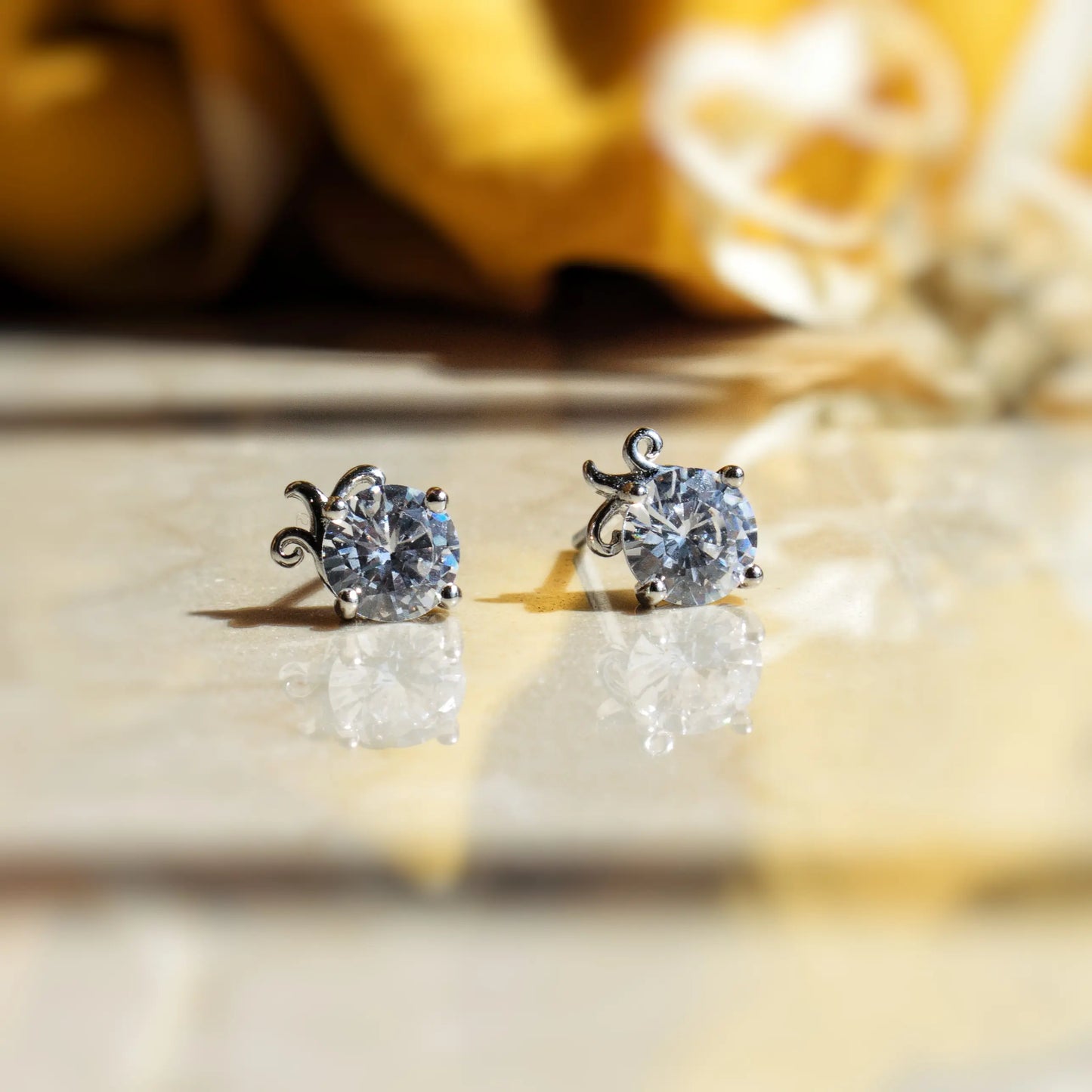 Silver Embellish Me Studs