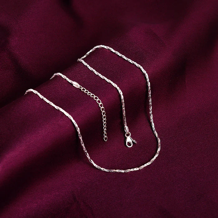 Silver Figaro Chain